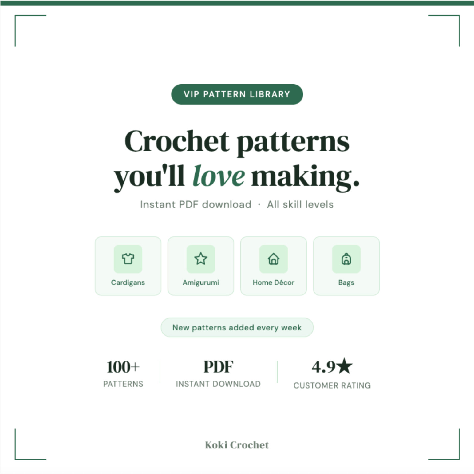 VIP Pattern Library — Weekly Updated